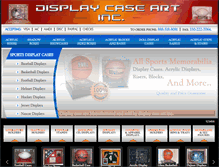 Tablet Screenshot of displaycaseart.com